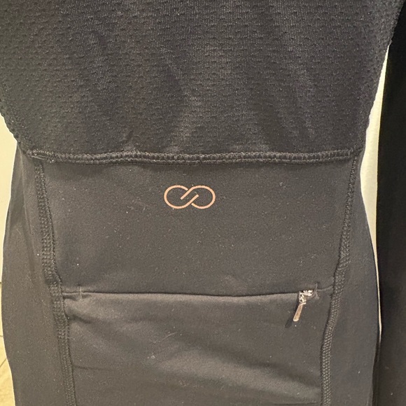 CALIA by Carrie Underwood Black Top with Gold Accents - Picture 3 of 5